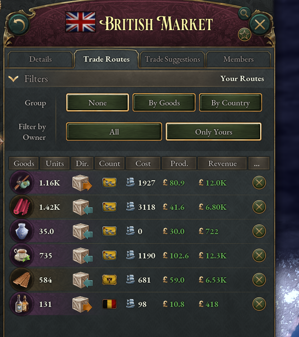 The holidays are over and we're starting up <a href="/PDXVictoria/">Victoria 3</a> dev diaries again this week to talk about all the fixes, improvements and changes that upcoming 1.2 patch will bring. To tidy you over until then, here's a teaser of the new and more condensed trade routes interface in 1.2!