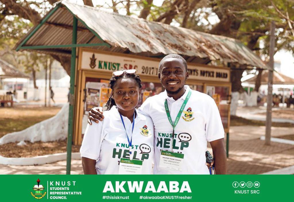 CampusVoiceGh's tweet photo. Welcome to KNUST!

All smiles as freshers trooped in earlier today with our hardworking volunteers ready to help them out. 

This is KNUST. Akwaaba!
@CampusVoiceGh 
#AkwaabaKnustFreshers https://t.co/WxVQKyA4iw