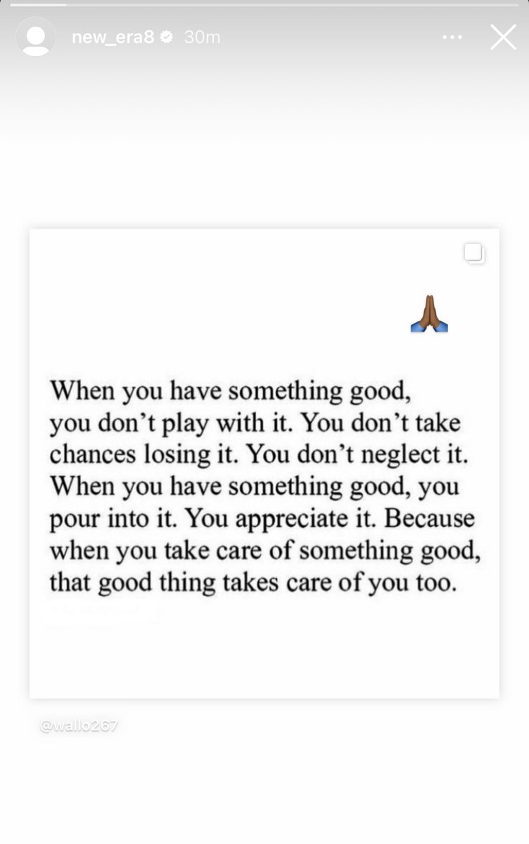 Lamar Jackson’s Instagram Story