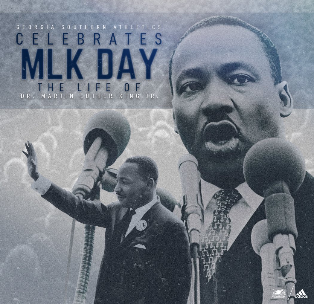 GSAthletics's tweet photo. Today, we honor the life and legacy of Dr. Martin Luther King Jr.

#MLKDay https://t.co/lv1fztIrih