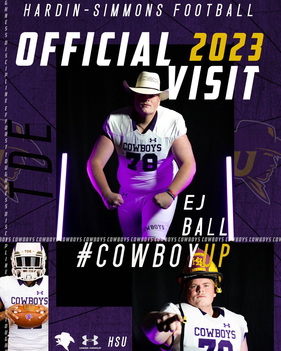 Thank you @BurlesonHSU for Having me on an official visit out to @HSUCowboys and offering me to come compete for the Cowboys! #cowboyup