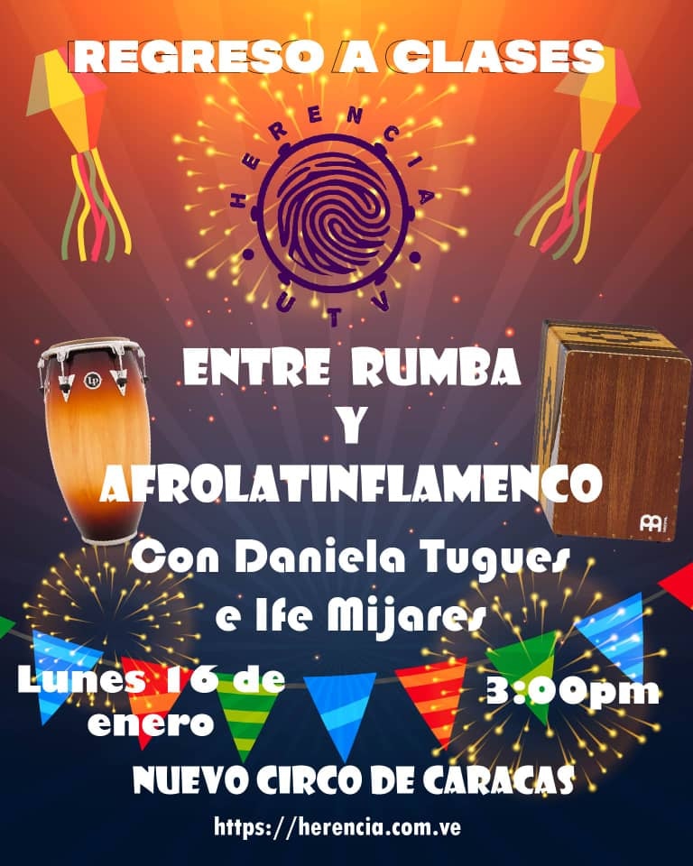 Por un 2023 de más y más tambor, amor y plenitud te desea <a href="/herenciautv/">Herencia Universidad del Tambor de Venezuela</a> 💓 en <a href="/nuevonuevocirco/">nuevonuevocirco</a> <a href="/FaCESUCVe/">FaCES #UCV</a> y la Cátedra Libre de Percusión en <a href="/CulturasUNEARTE/">UNEARTE</a>

🎓Arrancamos nuestro calendario formativo con la Maestra @danielatugues e @ife_mijares

¡Te esperamos! #HerenciaUTV #24th