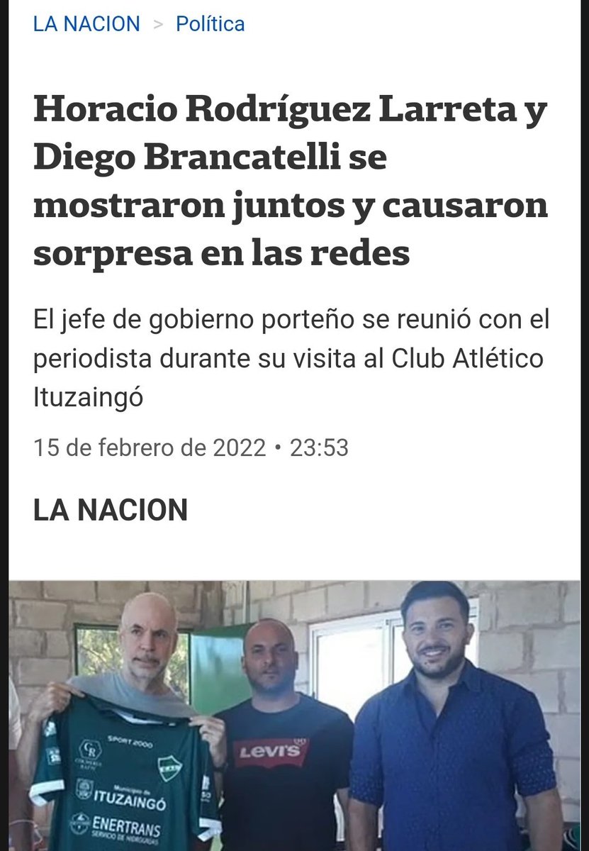 colobv5's tweet image. Brancatelli candidato del pelado  ?
Que Larreta no era Kirchnerismo..Peronismo  !!!
Éste es mi límite  !!
#LarretaPeronista  !!