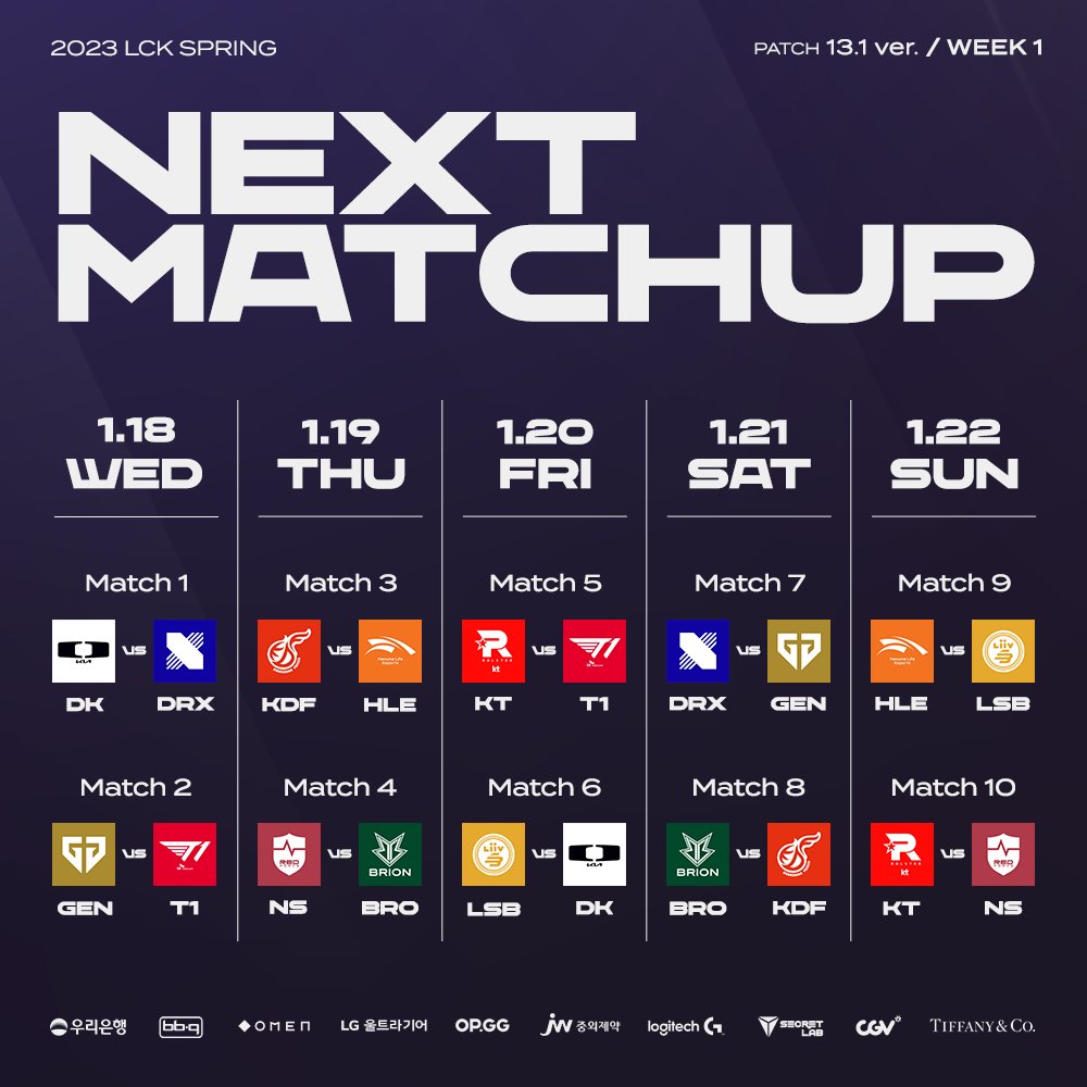 When does LCK Spring 2023 start? List of all important dates