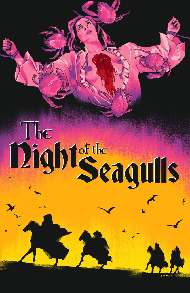 The Night of the Seagulls / La noche de las gaviotas (1975) poster.
Prints, stickers, apparel, etc... available!
Links in Bio 🖤 #horror #spanishcinema #JuliaSaly
