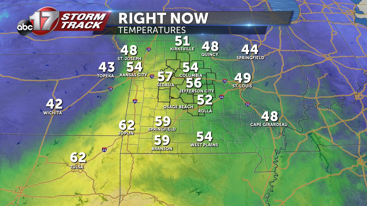 JohnRossWX's tweet photo. Mid-Missouri really is the place to be today #ABC17 https://t.co/hKZOzXDKC1