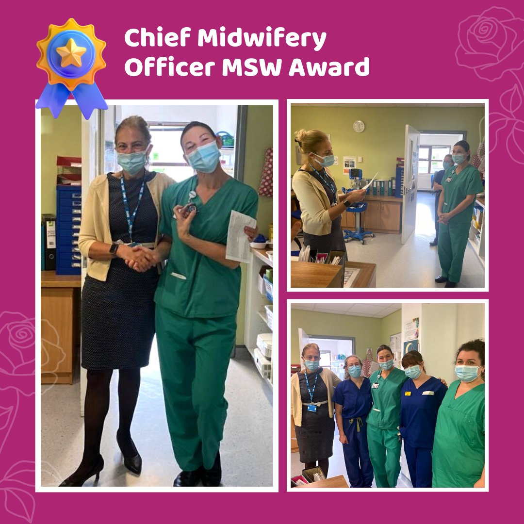 The Rosie Hospital (@rosiehospital) on Twitter photo Maternity Support Worker Nicci Barratt based in the elective cares team at the Rosie was surprised and delighted to be awarded the prestigious Chief Midwifery Officer MSW Award.
<a href="/WENDYMATTHEWS8/">Wendy Matthews OBE</a> Regional Chief Midwife came to present Nicci with her award.
#celebratingsuccess Maternity Support Worker Nicci Barratt based in the elective cares team at the Rosie was surprised and delighted to be awarded the prestigious Chief Midwifery Officer MSW Award.
<a href="/WENDYMATTHEWS8/">Wendy Matthews OBE</a> Regional Chief Midwife came to present Nicci with her award.
#celebratingsuccess