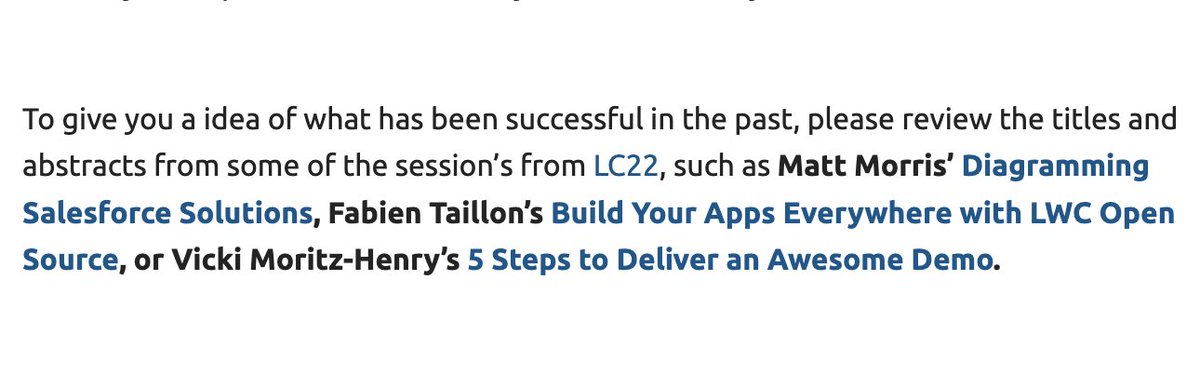 London's Calling's Call for Speakers is open until February 5th, proud to be highlighted here alongside the great <a href="/matmorris/">Matthew Morris</a> and <a href="/VickiHenry63/">Vicki Moritz-Henry</a> 🤩
I just submitted my talks, don't wait for the last day and submit yours now ! #LC23 
londonscalling.net/apply-to-speak…