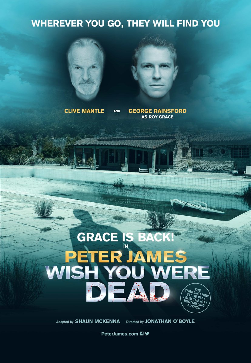 NR's CALLUM SHERIDAN-LEE (<a href="/CSheridanlee1/">Callum Sheridan-lee</a>) joins the UK Tour of WISH YOU WERE DEAD.

From No. 1 best-selling author, Peter James, adapted by Shaun McKenna and directed by Jonathan O'Boyle.

#WishYouWereDead #PeterJames #UKTour #UKTheatre #RoyGrace #ShaunMcKenna