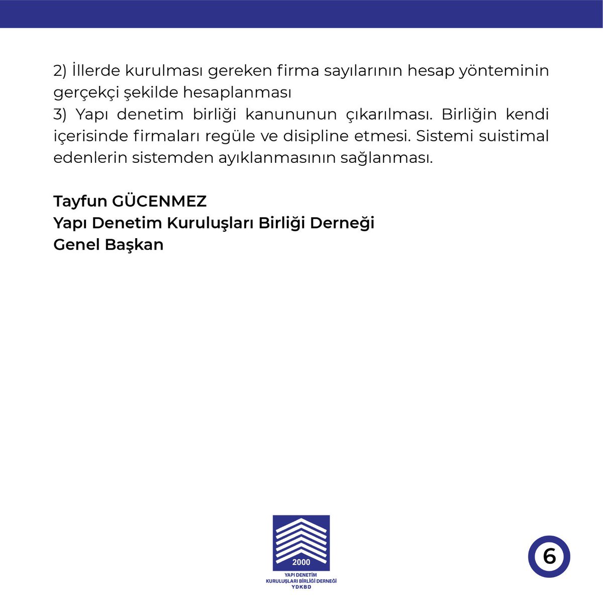 Yapı Denetim Kuruluşları Birliği (@ydbirlik) on Twitter photo 