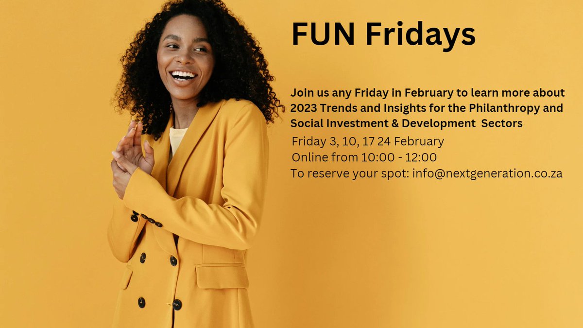 Want to know about #trends, #insights and #forecasts for the #socialinvestment and #socialdevelopment sectors in 2023? Join us on a Friday in February to learn more.