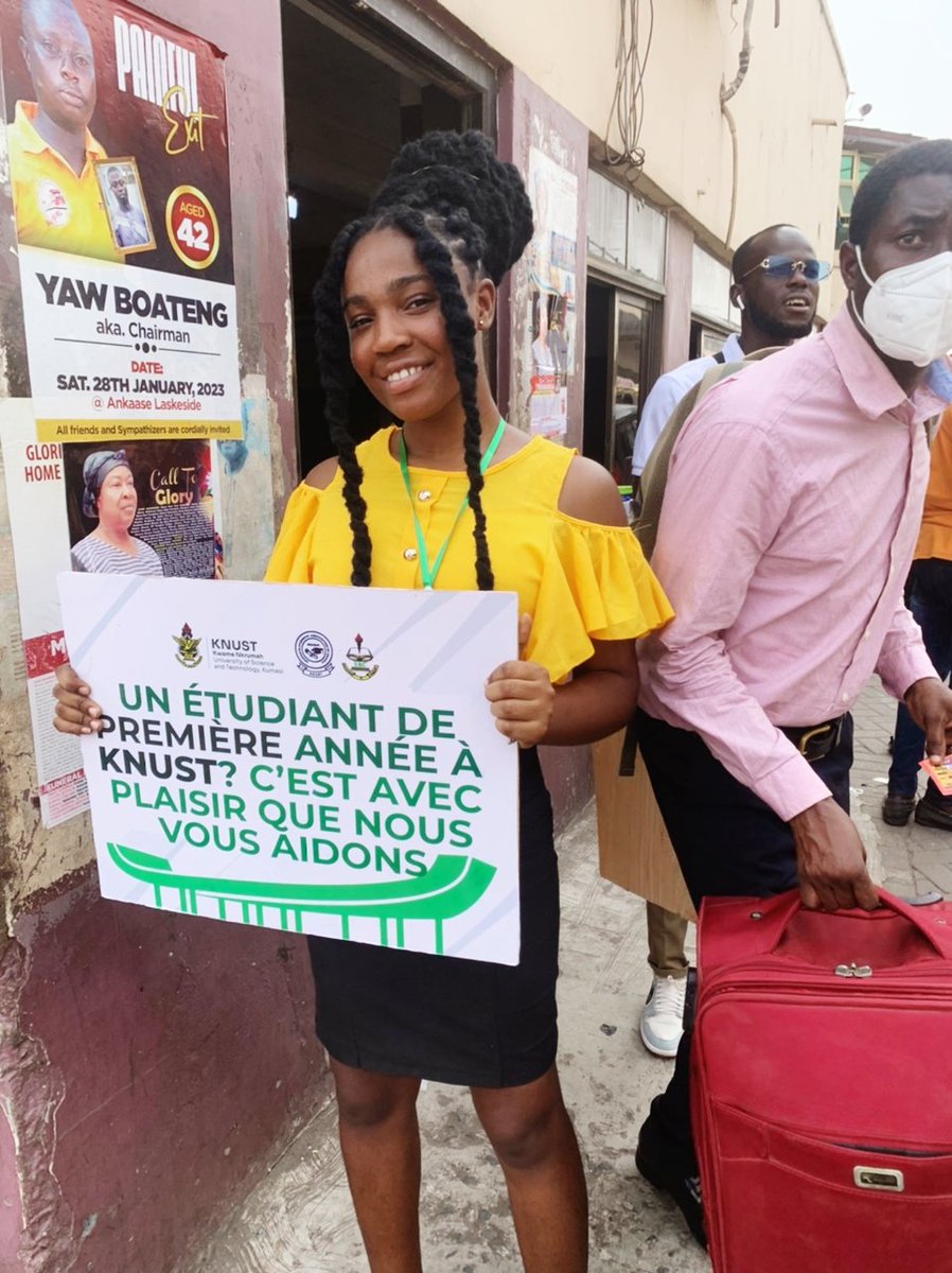 It's been four days of hardwork and dedication. Student leaders and volunteers are still at the various entry points and transport stations welcoming freshers to <a href="/KNUSTGH/">Kwame Nkrumah University of Science and Technology</a>.
Ayekoo to you all. The <a href="/knust_src/">KNUST SRC.</a> is extremely grateful!