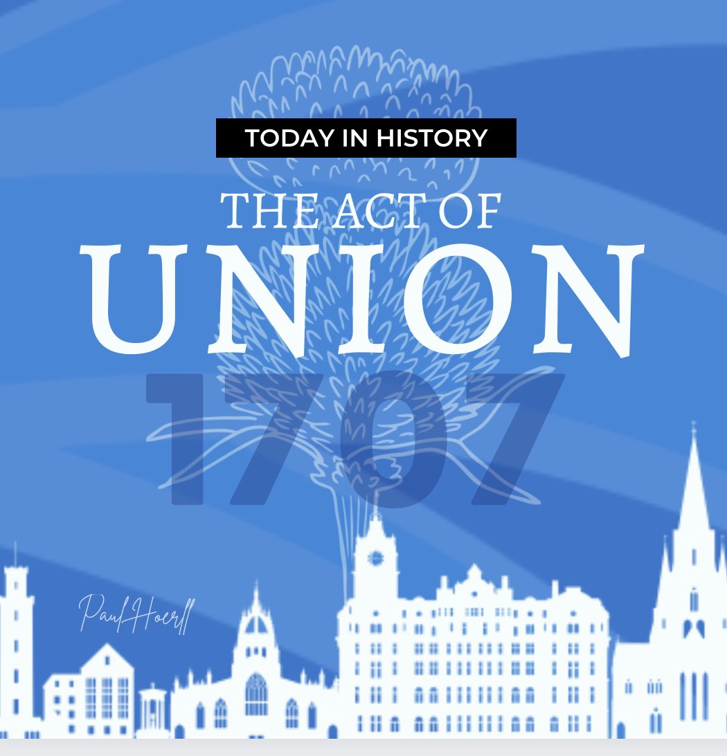 Vote4PaulHowell's tweet photo. 📜 TODAY IN HISTORY: 16 January 1707 📜 

The Act of Union was ratified in the Parliament of Scotland by 110 to 69 votes. It merged the English and Scottish parliaments, and was a key stage in the creation of Great Britain, and then the United Kingdom. 🇬🇧 https://t.co/cRNfwN7beP