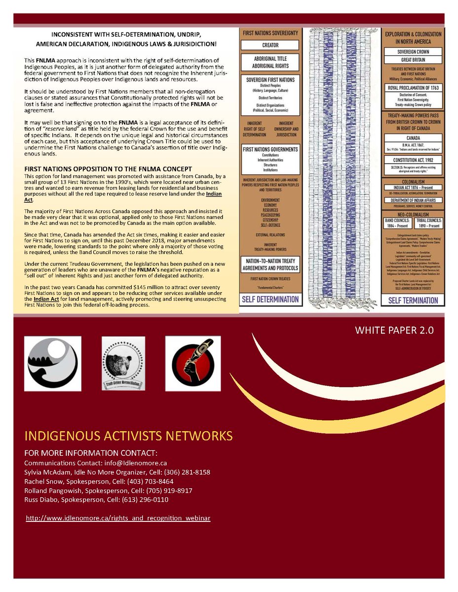 Russ Diabo on Twitter "Here is a booklet on the First Nations Land