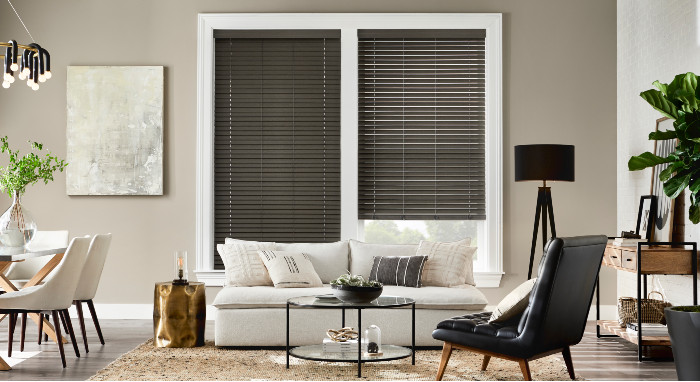 They'll never know! High end wood look, budget friendly price. Explore our faux wood blinds. Made from strong polymer materials that are easy to maintain and resistant to chipping, cracking, peeling and yellowing. Call us today to schedule your consultation!