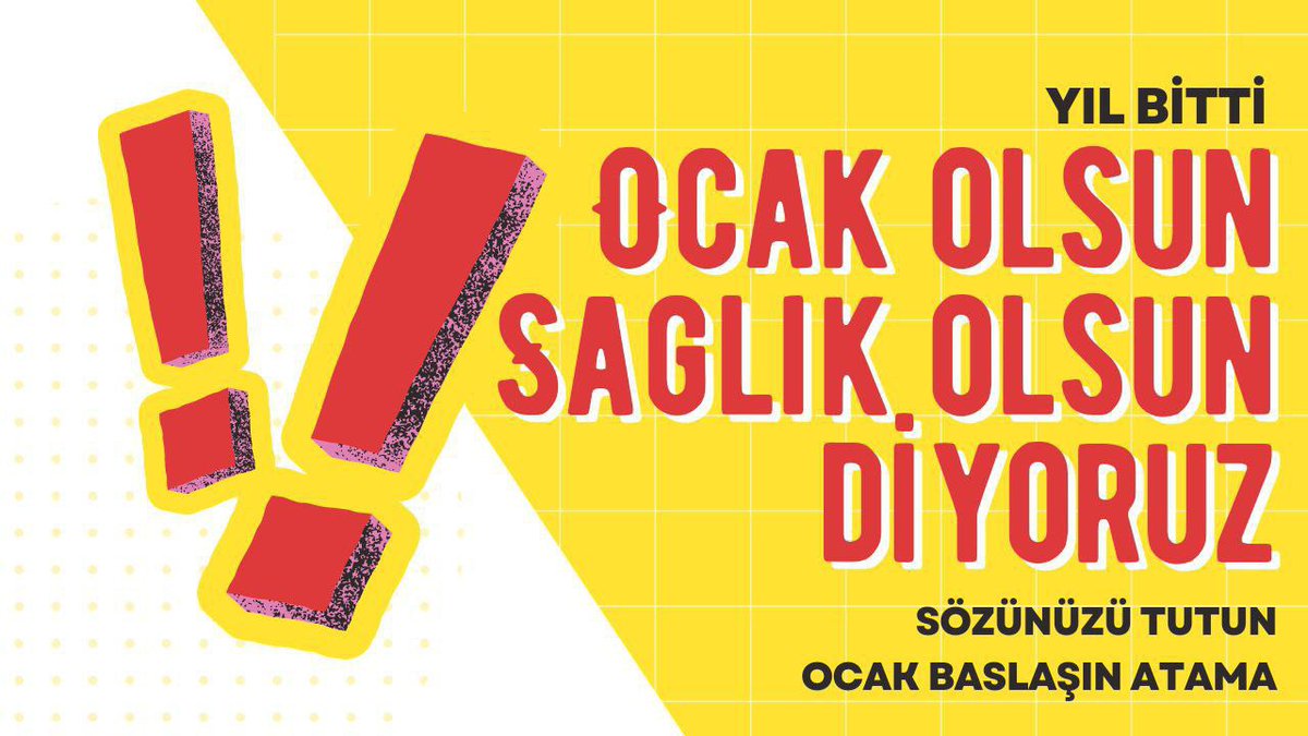 Ocak olsun bizim olsun
<a href="/drfahrettinkoca/">Dr. Fahrettin Koca</a> 
#FkSusmaAtamaYap