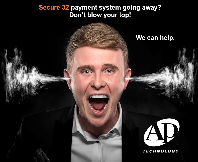 APTpay's tweet photo. Is your company's Secure 32 or Create-A-Check payment system going away? AP Technology can replace it with a better payment system! ACH, modernized checks, and card payments. https://t.co/CQbMBgeJvR #Secure32 #Ach #accountspayable #checkpayments #payments #business #B2B https://t.co/TzgGK0L45I