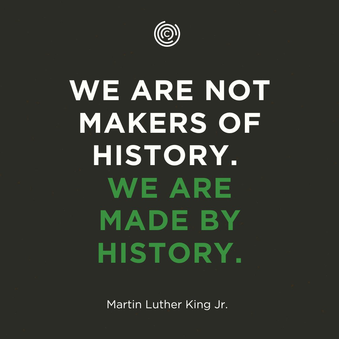 CINCSystems's tweet image. “We are not makers of history. We are made by history.”

Take time today to reflect, learn something new, be inspired, and service others. 

#MLKDay