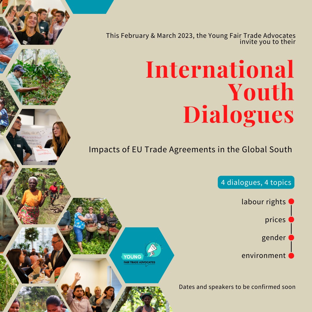 🥳I am excited to be part of the @YFTAs_EU series of dialogues about the impacts of EU Trade Agreements in the Global South. I am in the team on #gender . My wonderful collegaues prepare #LabourRights, #prices & #environment with brilliant speakers from  the Global South!
Keep 👀