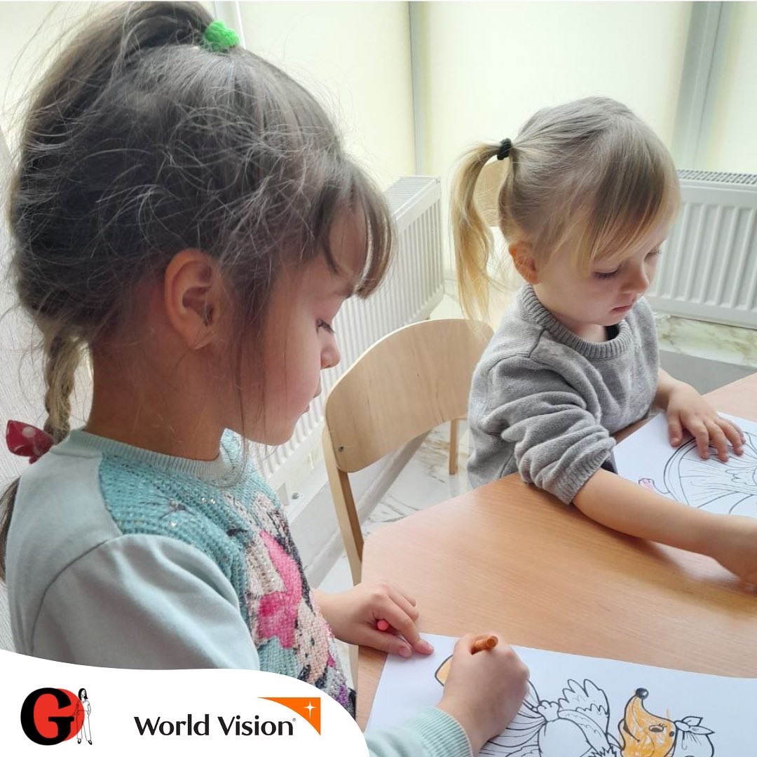 godivchata's tweet photo. Children from 3 to 6 y.o. visit our Center for Development and Social-Psychological Rehabilitation of War Victims in Irpin every day from Monday to Friday.

The project is financed by the NGO Girls in partnership with the @WorldVision and with the financial assistance of ADH. https://t.co/nrpPGFs70g