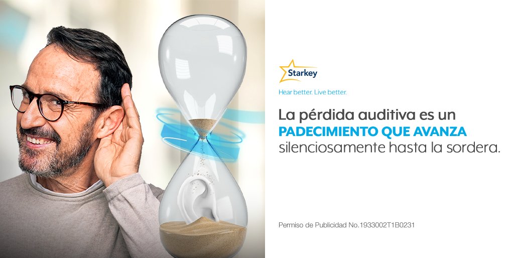 StarkeyMexico's tweet photo. No dejes pasar el tiempo, este 2023 realízate un exámen de audición y atiende tu pérdida auditiva.

No oír bien puede derivar en depresión y aislamiento. 

#StarkeyMéxico #AuxiliaresAuditivos #CuidaTuAudición https://t.co/5CzdXvmAUh