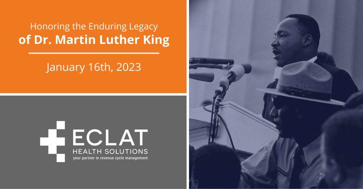 EclatHealthSol's tweet photo. Today, we pause to honor the values, commitment, and accomplishments of a great American whose principles helped to drive equality for all.

#MartinLutherKingDay #MartinLutherKing #MartinLutherKingJR https://t.co/rn47dQyn76