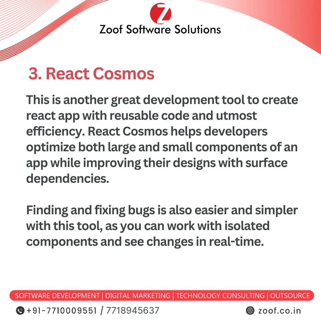 ZoofInc's tweet image. The 2023 list of top react developer tools to build quality apps
.
.
#react #reactdevelopmenttools #tools #developer #reactwebdevelopment #reactdevelopment #webdevelopmenttools #programming #apps #hirereactdeveloper #reactjs #reactnative #hirewebdevelopers #appdevelopment