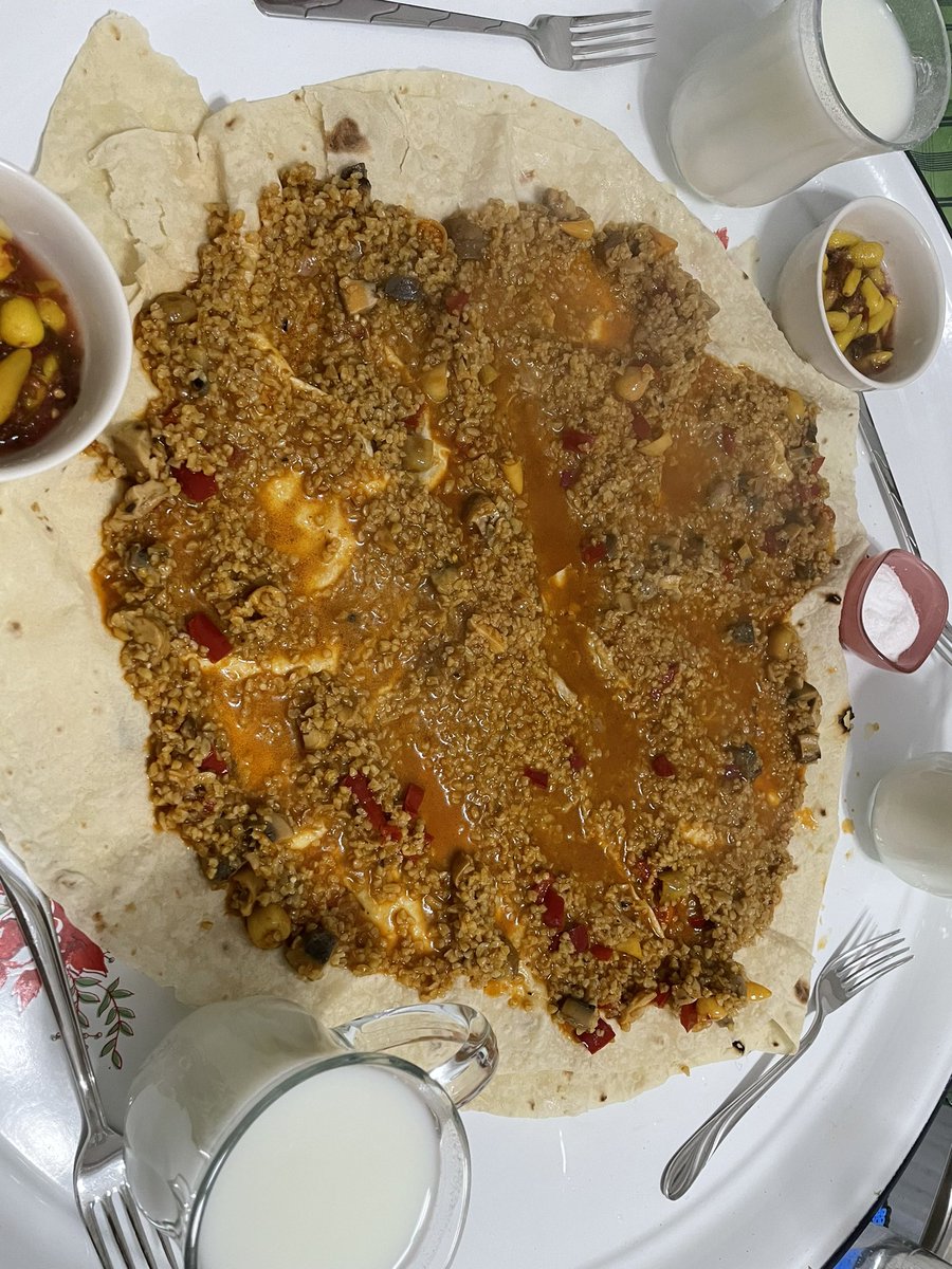 Diyete girdiğim gün annemin hazırladığı akşam yemeği