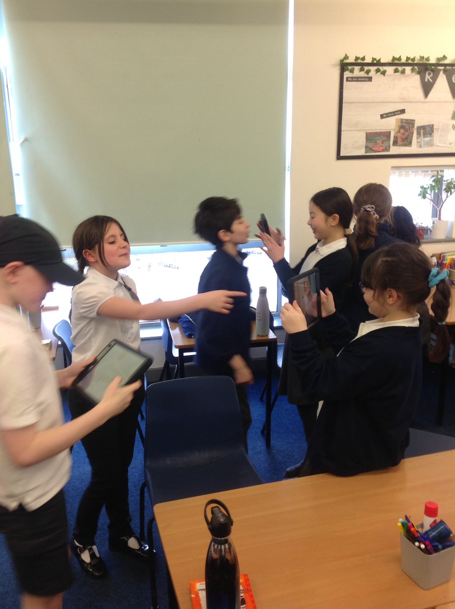 GBS_Larch_Class's tweet photo. Year 5 have been experimenting with different filming techniques in Computing: close up; mid range; long shot; high angle; normal angle; low angle. #gbs4computing https://t.co/KqKrPxfWiE