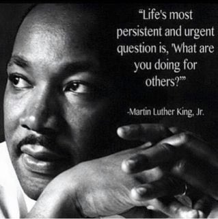In athletics, we strive to develop young men and women, not only in competition, but in becoming good people who serve others. Today we honor Dr. Martin Luther King, Jr. For his life’s work, passion and vision.