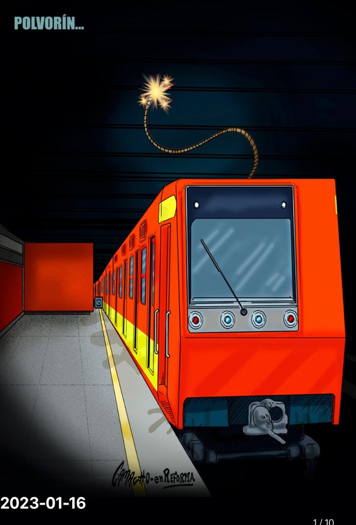 #AusteridadHomicidaEnElMetro
El Gobierno Morenista de la CMX  pretende ocultar las fallas del metro por falta de mantenimiento, haciendo creer que es sabotaje.