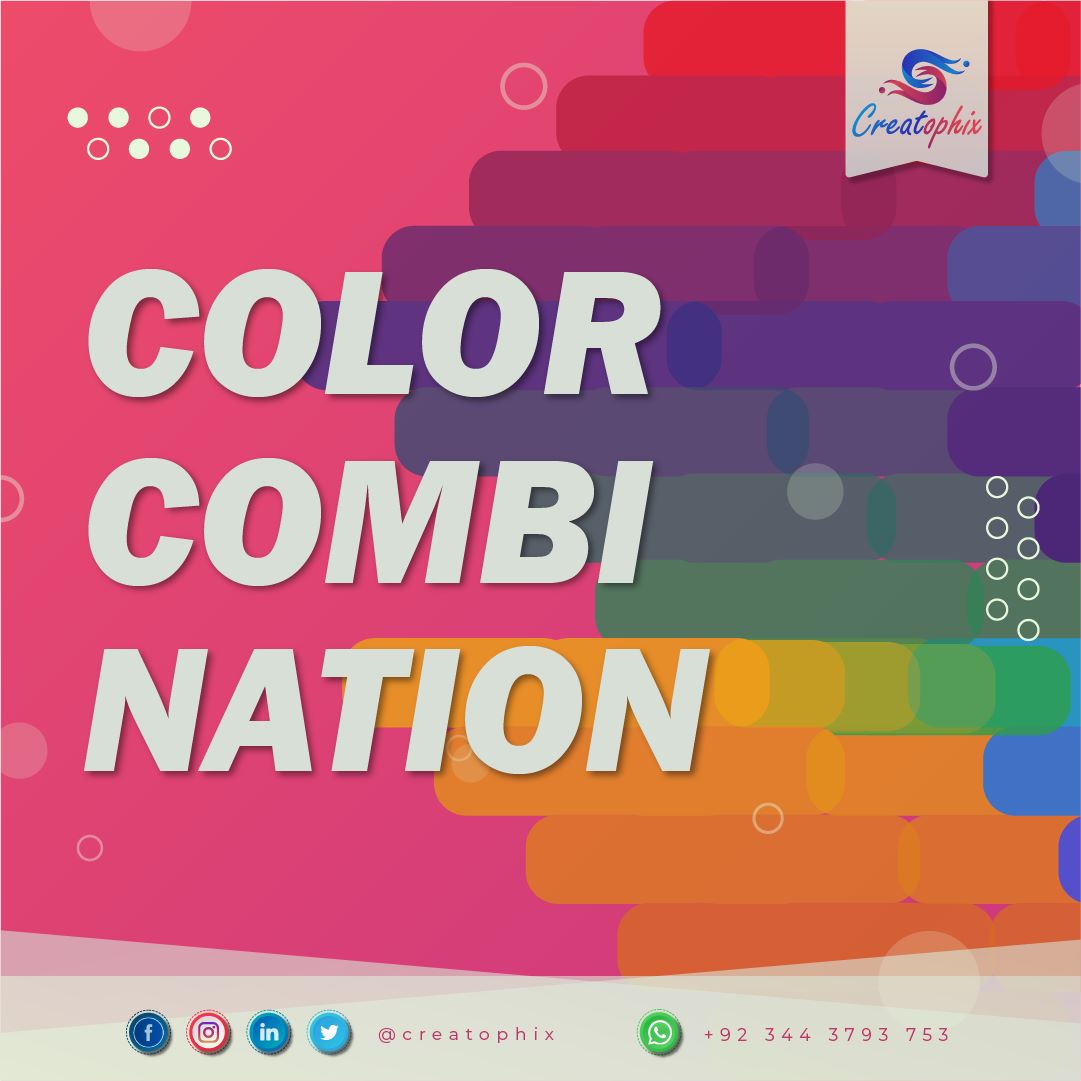 creatophix's tweet image. Graphic designers know the power of color combinations! From the perfect shades of blues to the perfect balance of warm and cool colors, there are endless possibilities to create stunning visuals. 
#GraphicDesign #ColorCombinations