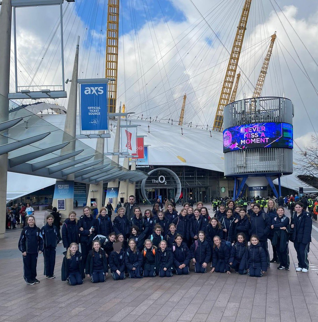Our Year 6 and 7 have arrived at The O2 for #youngvoices