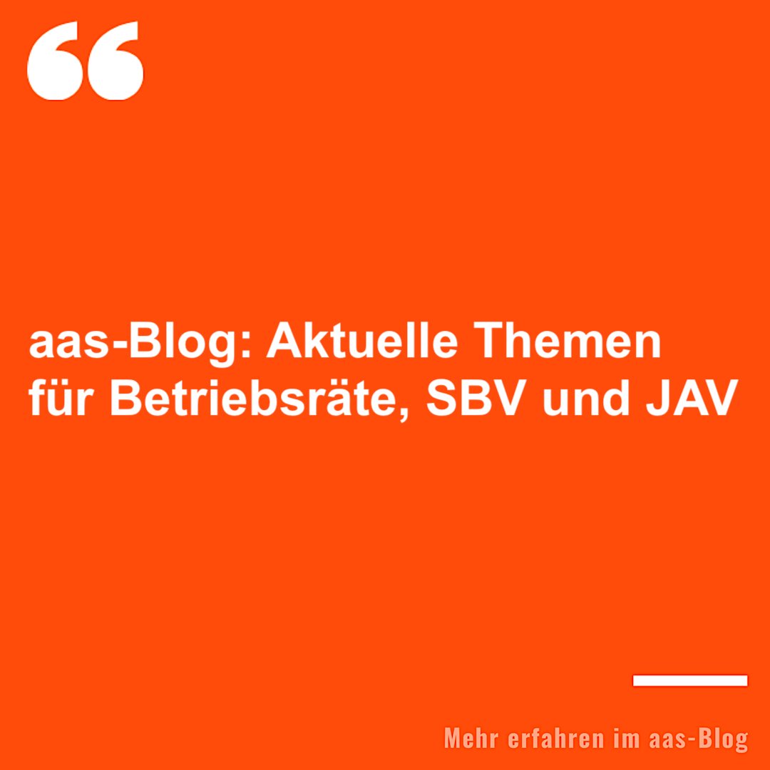 aasseminare's tweet photo. Kennt Ihr schon den #aas-Blog❓ Dort teilen wir aktuelle Themen zur Rechtsprechung des Bundesarbeitsgerichts, Fragestellungen rund um die #Betriebsratsarbeit und praktische Tipps für eure tägliche Arbeit im Gremium. 
▹ https://t.co/F16PHFBdgY https://t.co/Ob1kvceeQM