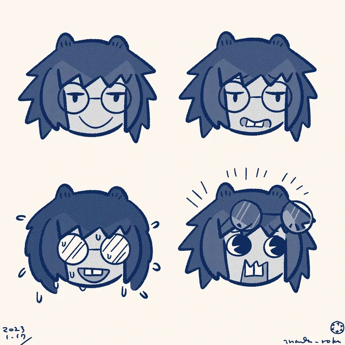 びばだびばお表情セット 
