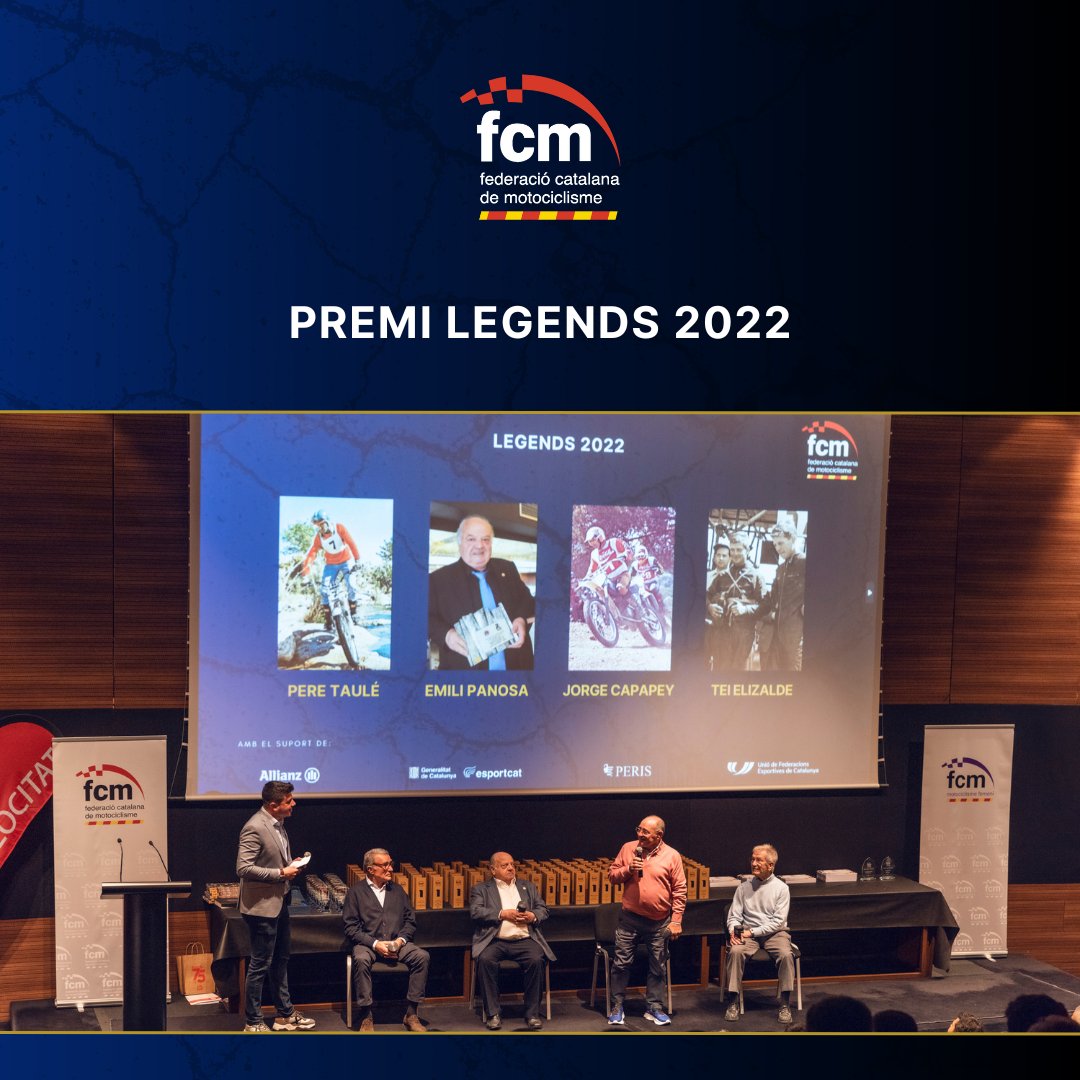 🏆 PREMI LEGENDS 2022 🏆

🔵PERE TAULÉ 
🟢EMILI PANOSA
🟠JORGE CAPAPEY
🔴TEI ELIZALDE

#GalaFCM22