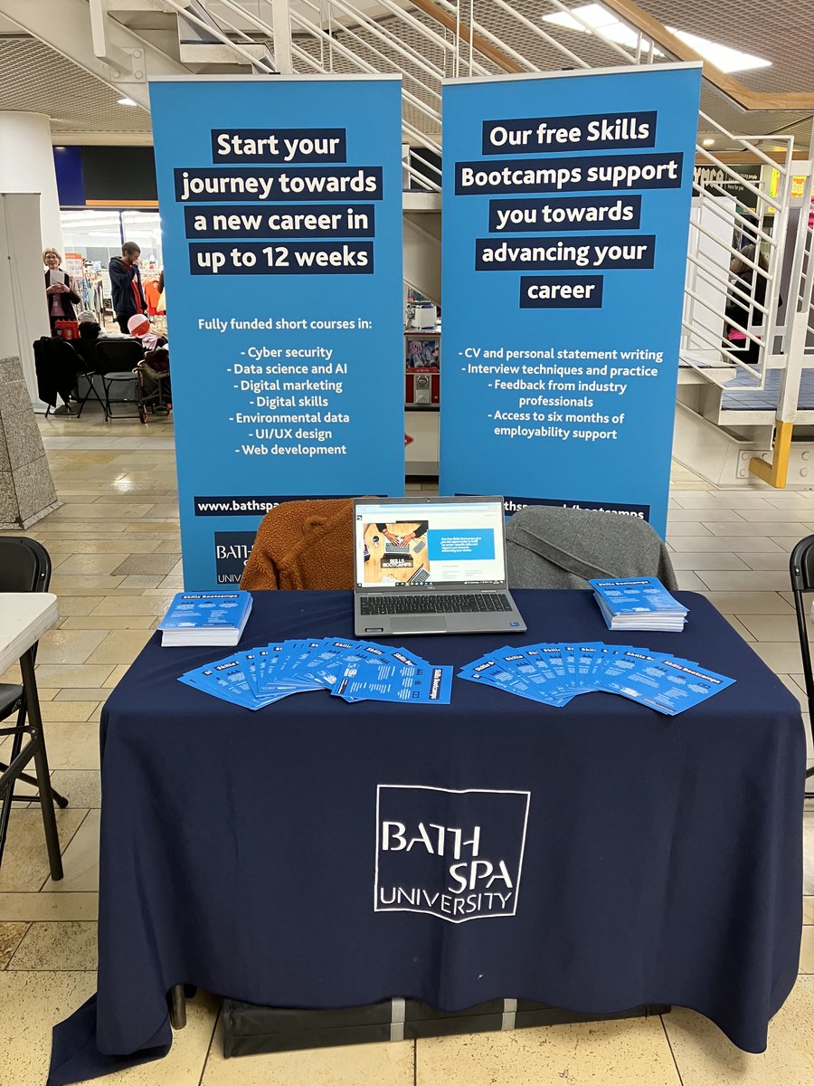 We had a great time talking about our Skills Bootcamps at the New Monday event.

If you missed it, we'll be at the Ashton Gate Jobs Fair next Friday!

#SkillsBootcamps #SkillsForLife #Reskill #CareerChange #DigitalCareers #DigitalSkills #AdultLearning