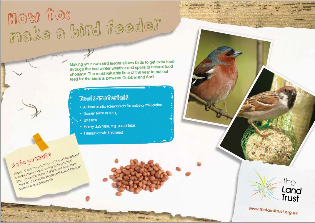 thelandtrust's tweet photo. Have you heard about the @RSPBEngland Big Garden Bird Watch on 27-29 Jan? 🐦

Download your free guide here – https://t.co/3NXiqgZRZC...

Why not use our do-it-yourself bird feeder guide to encourage the local birds to make an appearance!

#BigGardenBirdWatch #rspb #thelandtrust https://t.co/yUcOjPCNT0