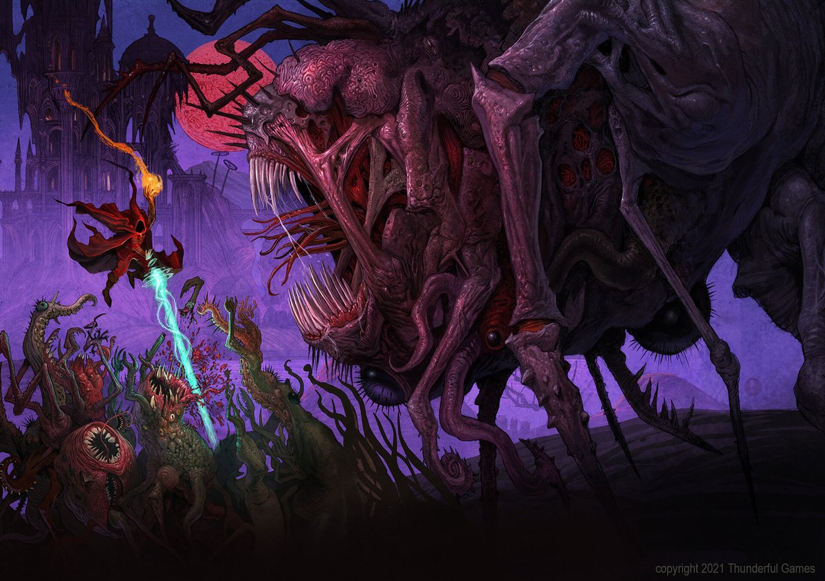 BogOtter's tweet photo. [LIVE] Taking a first-look at Source of Madness by @CarryCastle today at the request of one of my Patreon supporters. 

The art looks sick! Let's check it out.

/BogOtter on Twitch https://t.co/LsdnT0HSdU