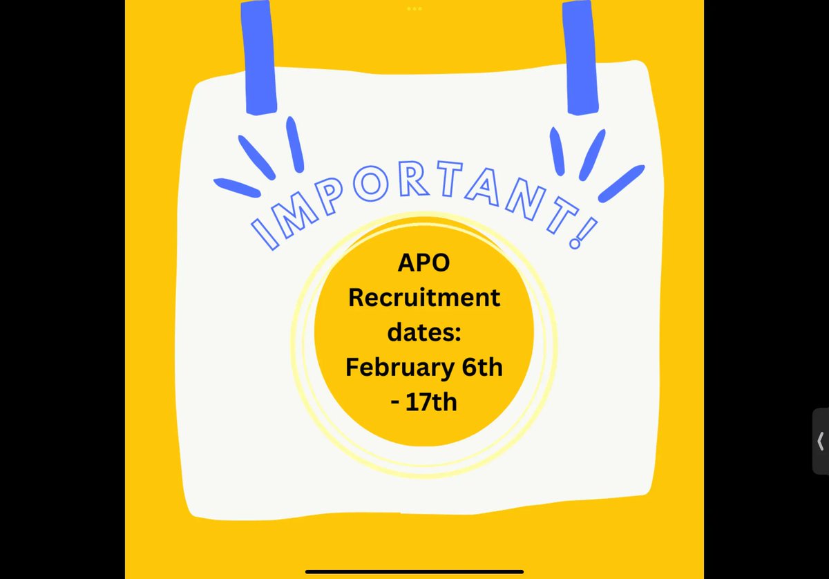 ValpoAPO's tweet photo. STAY TUNED FOR RECRUITMENT EVENTS!!!
Comment with any questions!!! https://t.co/CJI2WkvIyY