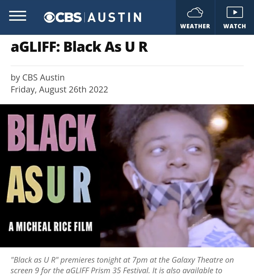 Having your displayed  not only domestically  but internationally is beautiful especially when your work is changing people's lives and challenging society. Thanks to #agliff in Austin TX  sold-out screening