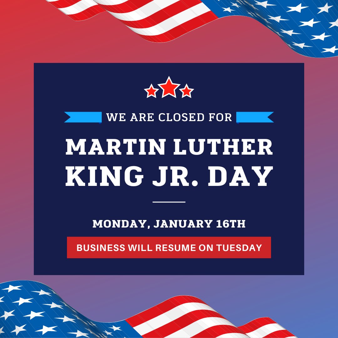 Alliance Trust Company of Nevada is closed today in observance of Martin Luther King Jr. Day.
Business will resume normal business hours on Tuesday, January 17th.