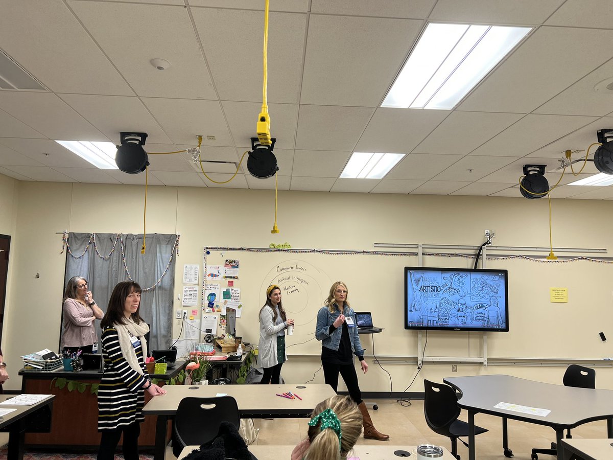 PrincipalGeist's tweet image. Great hearing about RIASEC and World of Work from representatives from Elizabeth Forward, Avonworth, Duquesne City, and @SouthFayetteSD! #TRETC2023