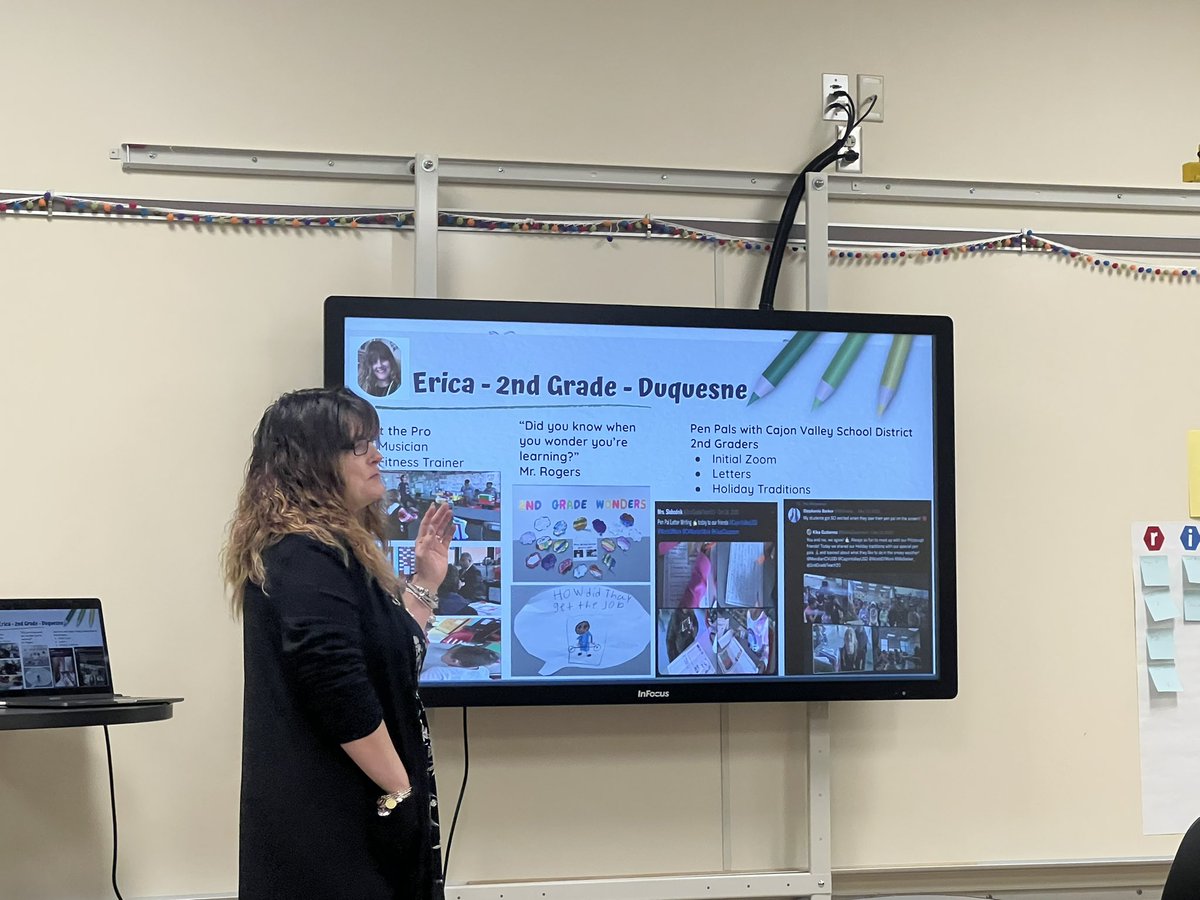 PrincipalGeist's tweet image. Great hearing about RIASEC and World of Work from representatives from Elizabeth Forward, Avonworth, Duquesne City, and @SouthFayetteSD! #TRETC2023