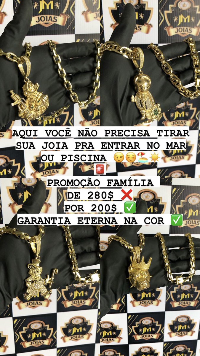 jmjoias's tweet photo. PROMOÇÃO LÁ NO INSTAGRAM FAMÍLIA 🔥🫶🏽
Zap 21 97586-7439 https://t.co/lCStq1u181