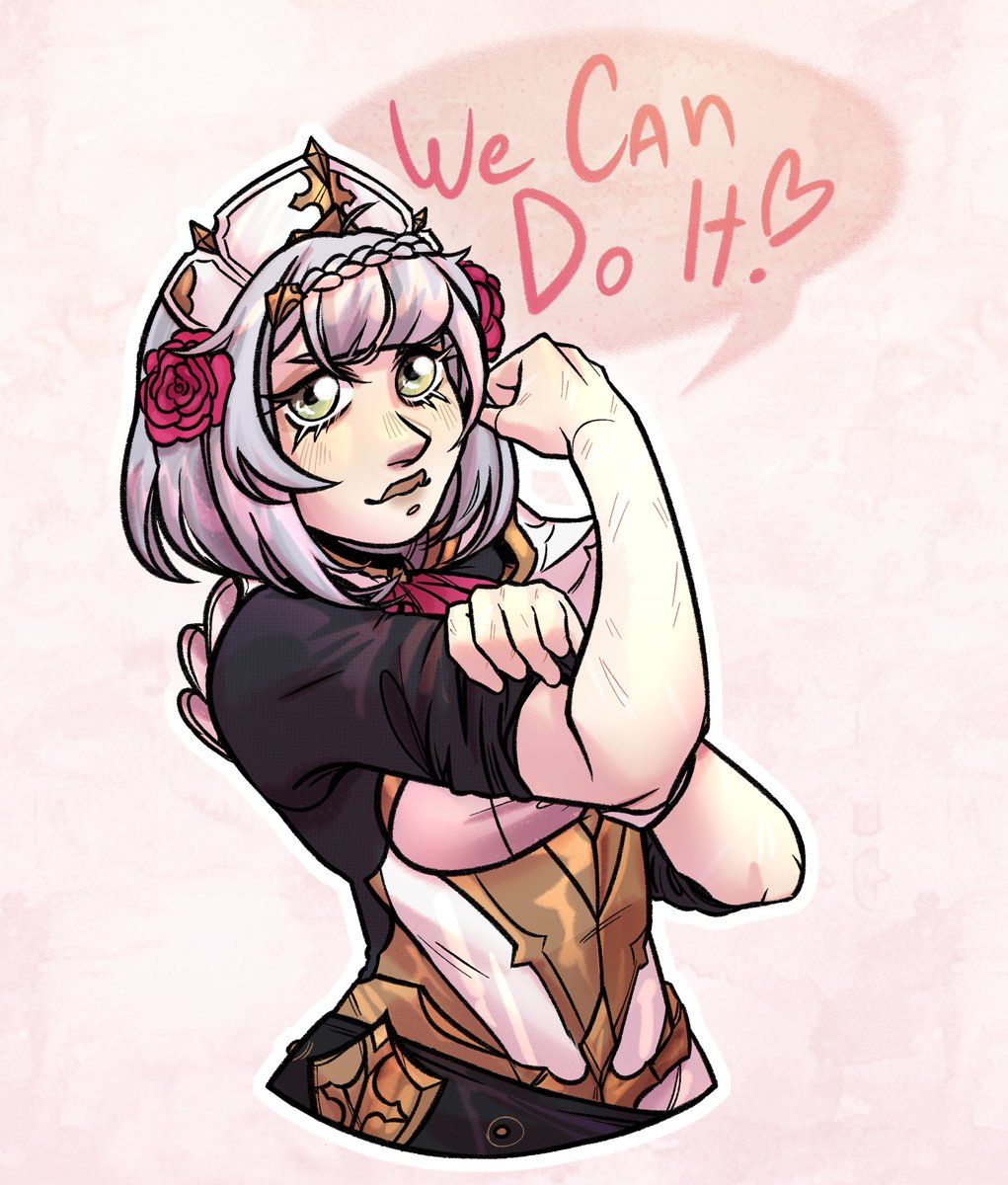 violetwitchhh's tweet photo. Go, Noelle mains! We have a lot of work to do!

 #genshin #genshinimpact #genshinnoelle #Noelle https://t.co/swh6fateLj
