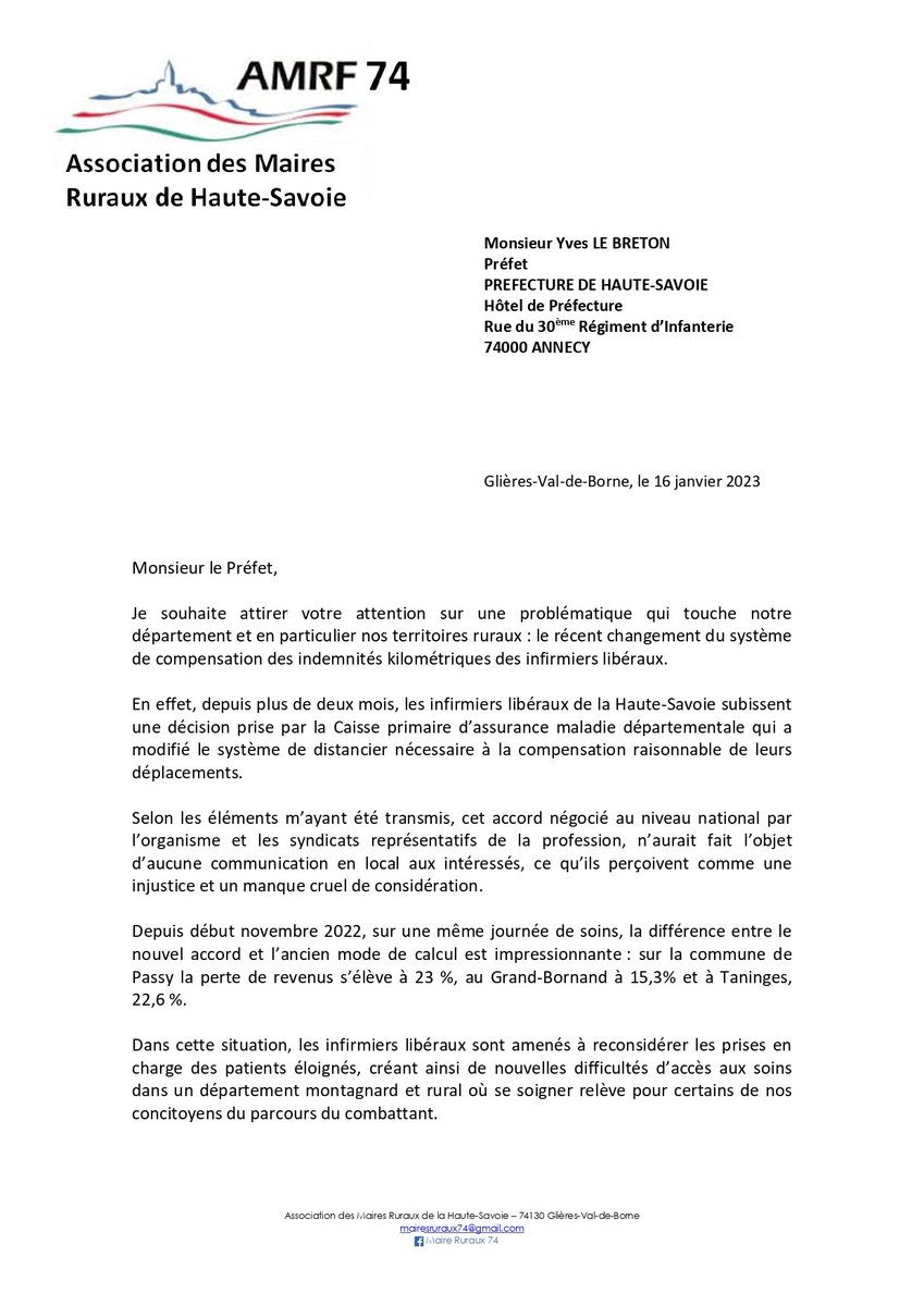 Association des Maires ruraux de la Haute-Savoie tweet media