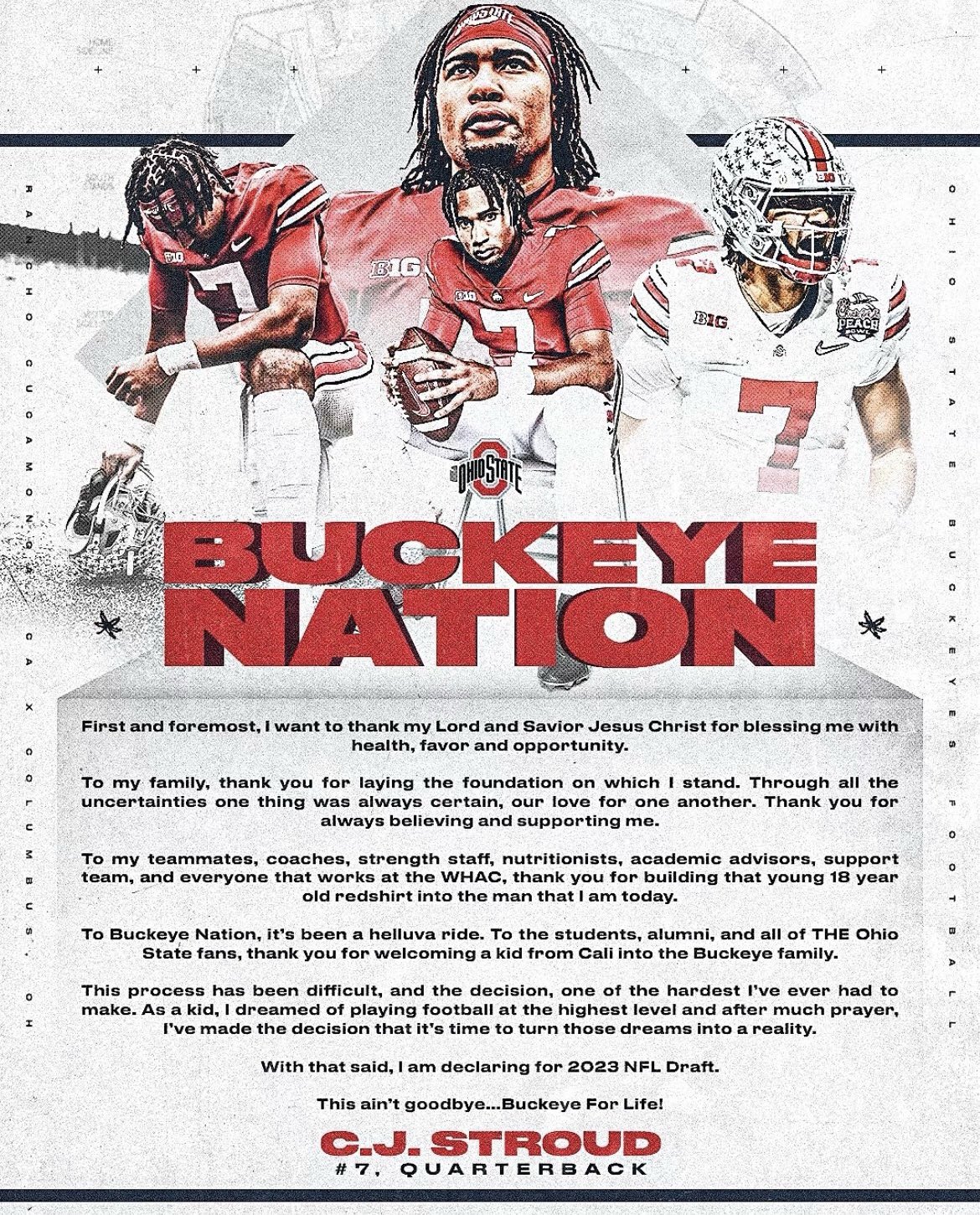 Adam Schefter on Twitter "Ohio State QB CJ Stroud is entering the 2023