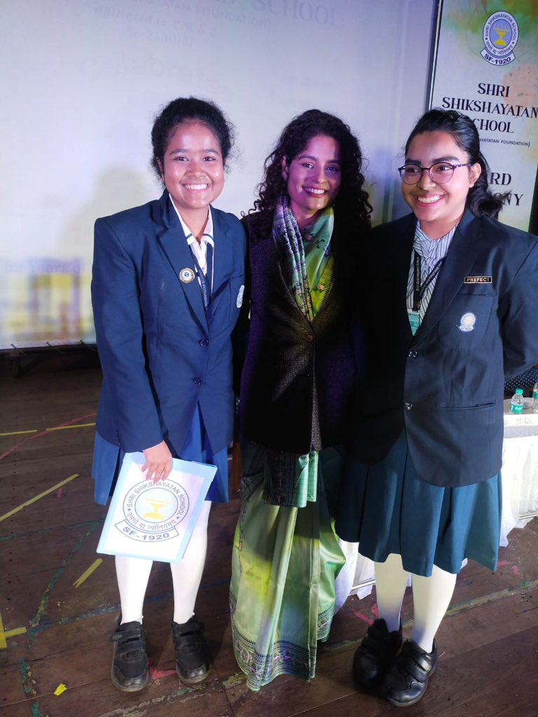 zubibhaskar's tweet photo. Thank you Shri Shikshayatan School for the scintillating morning and wonderful display of talent. Always a pleasure interacting with bright girls whose burst of energy and confidence is enthralling to say the least. Education is the finest legacy one can leave behind. God bless! https://t.co/nchj1psHJl