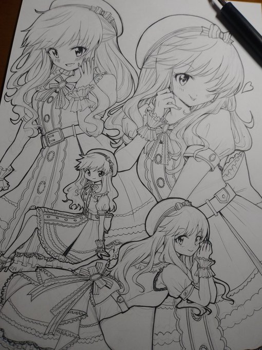 このゆいちゃんも色つける……
めっちゃ疲れた…✒️ 